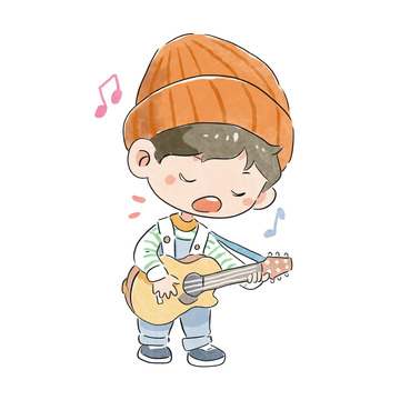 男孩音乐可爱