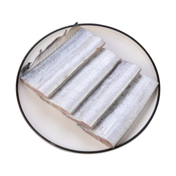 一盘带鱼段美食