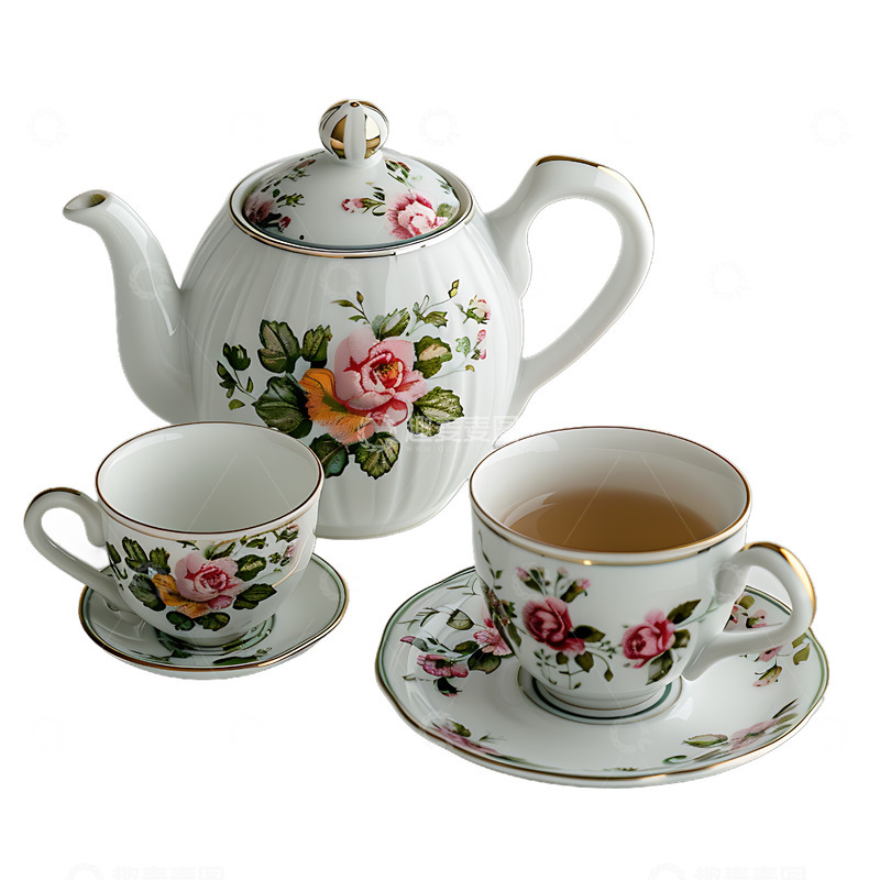 高清大图下载【趣麦麦图】-茶具茶具茶叶喝茶