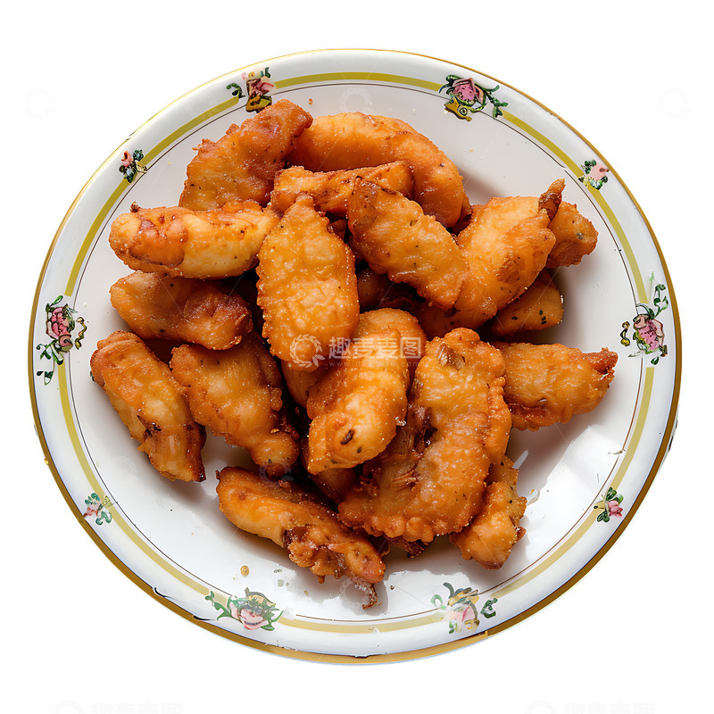高清大图下载【趣麦麦图】-一盘炸肉美食天妇罗