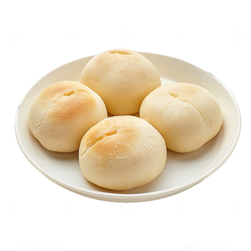 高清大图下载【趣麦麦图】-一盘馒头干馒头食品