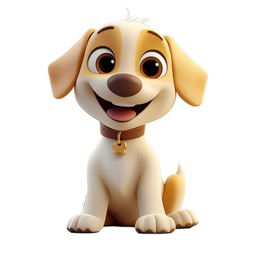 3D小狗素材