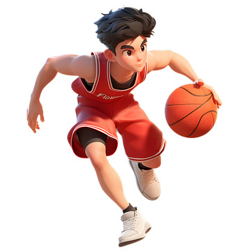 篮球运动素材
