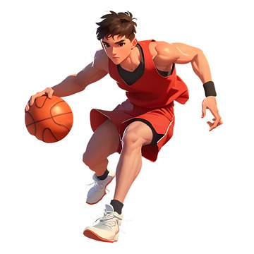 NBA篮球运动素材