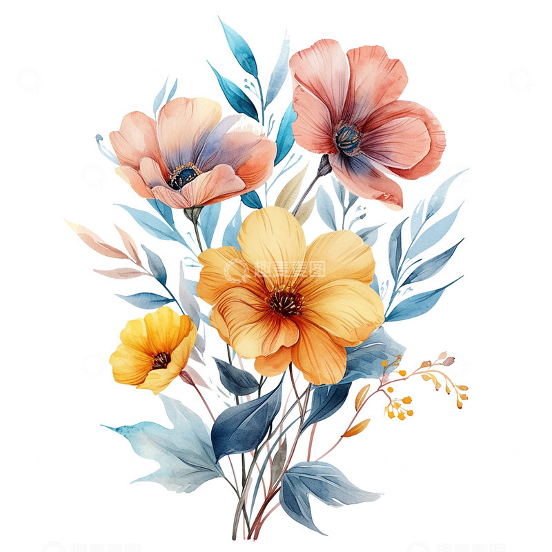 高清大图下载【趣麦麦图】一束美丽的花