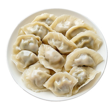 一盘饺子美食美味