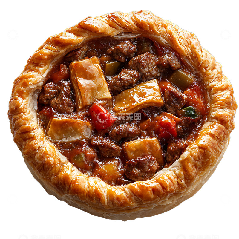 高清大图下载【趣麦麦图】西餐肉派肉馅饼