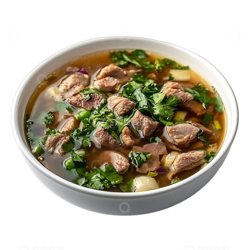 高清大图下载【趣麦麦图】美味的羊肉汤