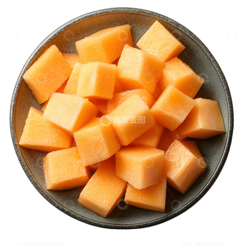 高清大图下载【趣麦麦图】一盘哈密瓜美食