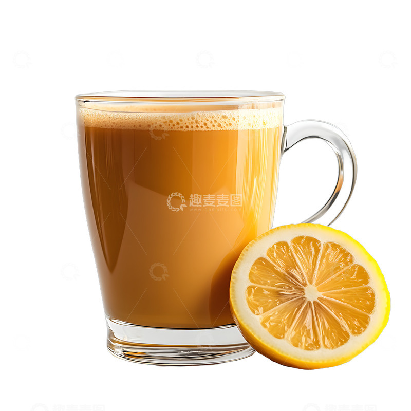 高清大图下载【趣麦麦图】柠檬咖啡咖啡液体