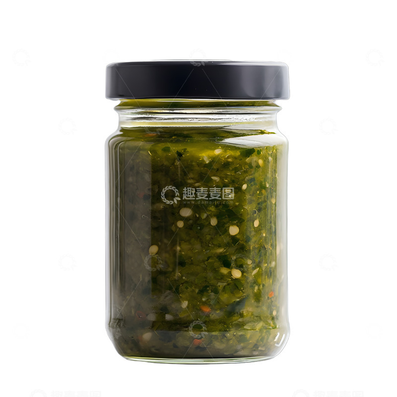 高清大图下载【趣麦麦图】一罐子剁椒酱青椒