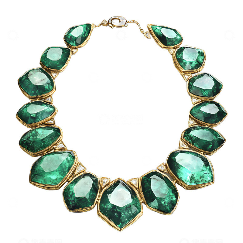 高清大图下载【趣麦麦图】宝石项链首饰