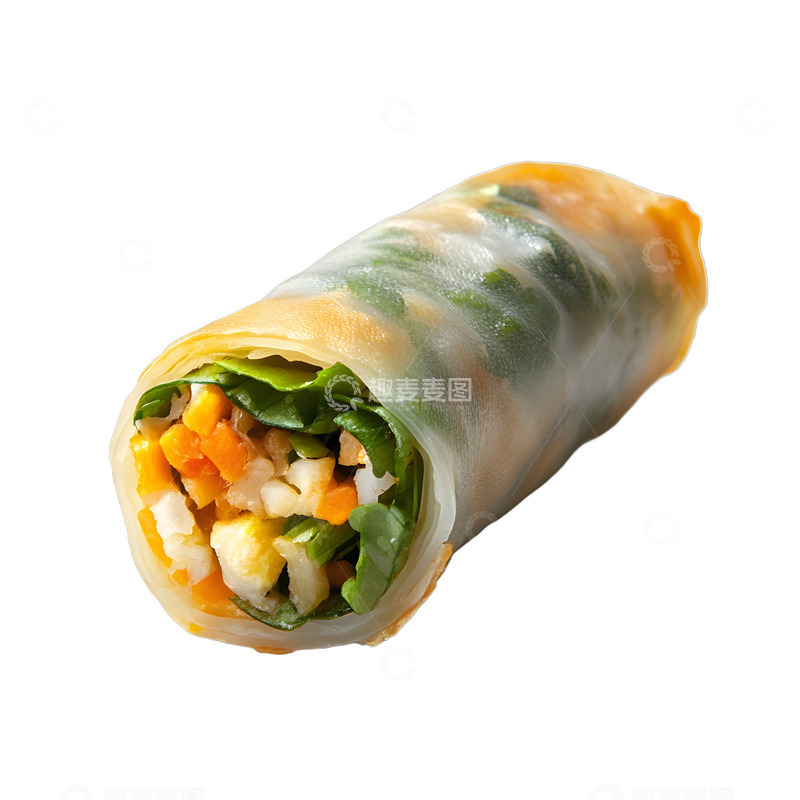 高清大图下载【趣麦麦图】春卷美食点心