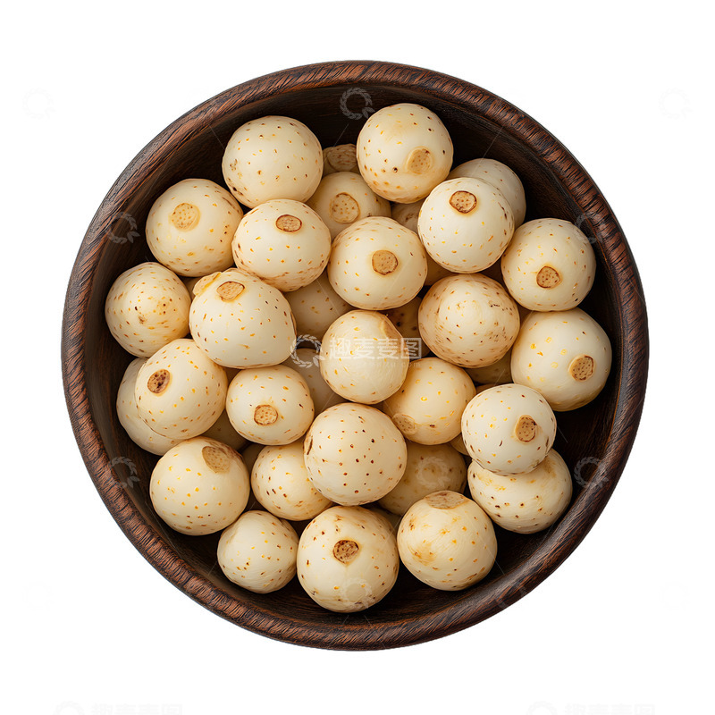 高清大图下载【趣麦麦图】一碗莲子美食植物