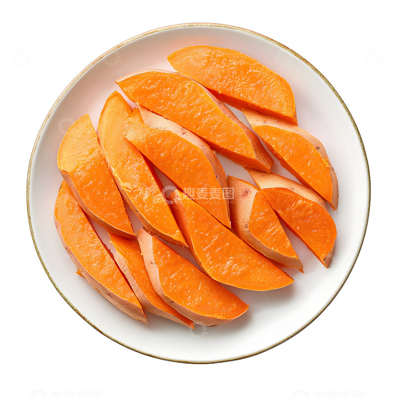 高清大图下载【趣麦麦图】一盘红薯块红薯