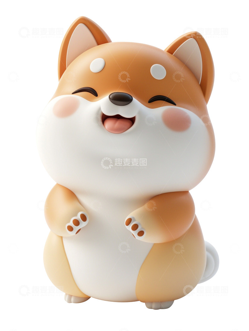 高清大图下载【趣麦麦图】卡通可爱小狗1