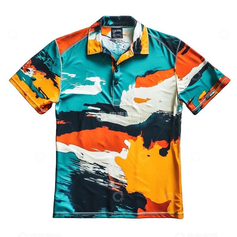 高清大图下载【趣麦麦图】休闲花衬衫衣服