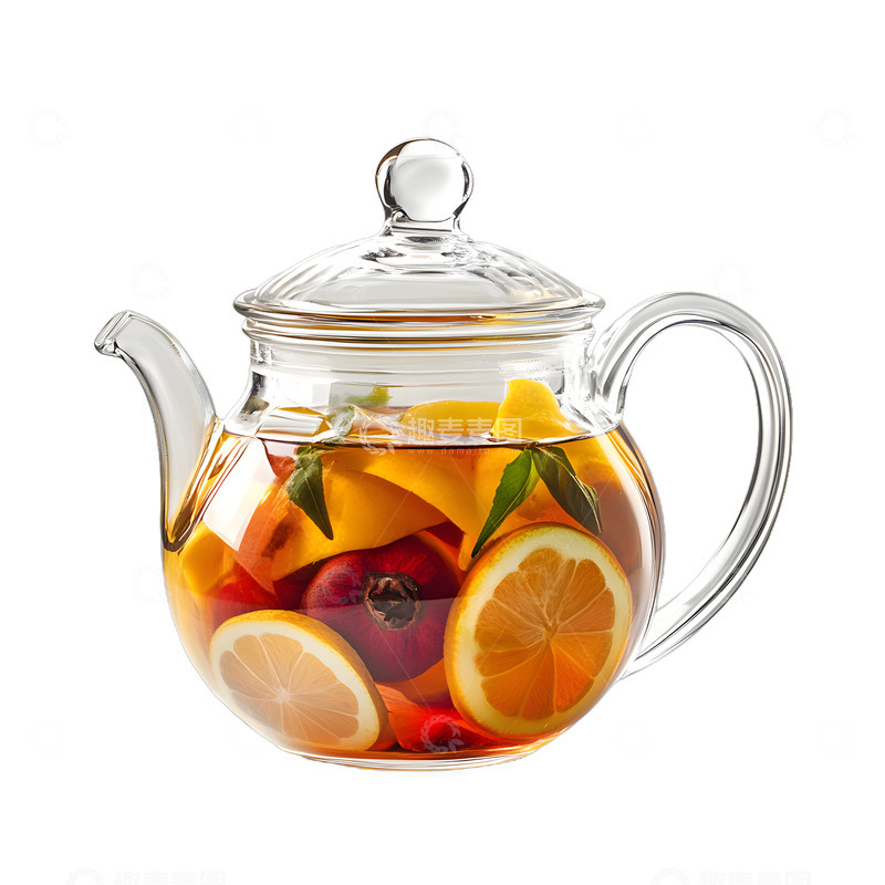 高清大图下载【趣麦麦图】一壶水果茶茶叶