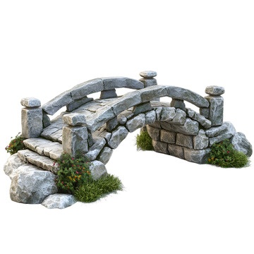 一座石桥建筑物