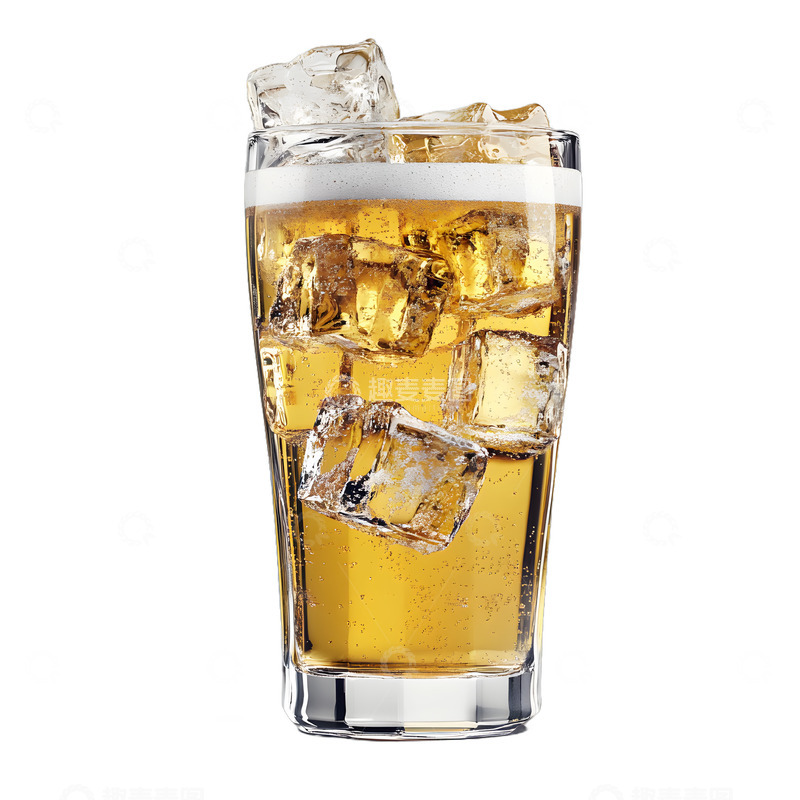 高清大图下载【趣麦麦图】一杯冰啤酒饮料啤酒