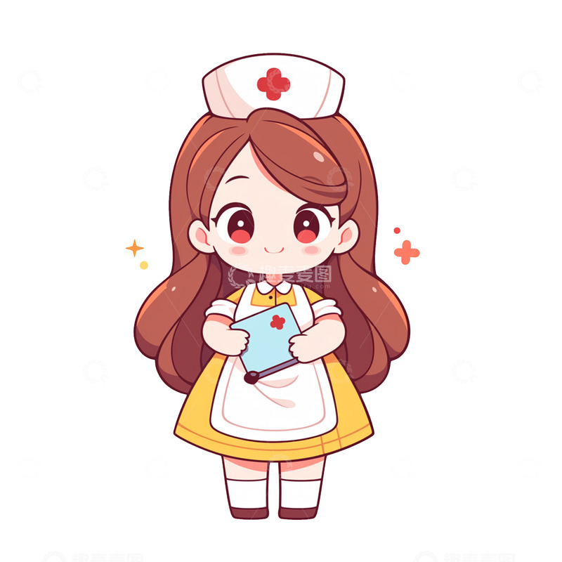 高清大图下载【趣麦麦图】可爱的护士小姐姐