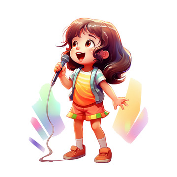 唱歌的小女孩