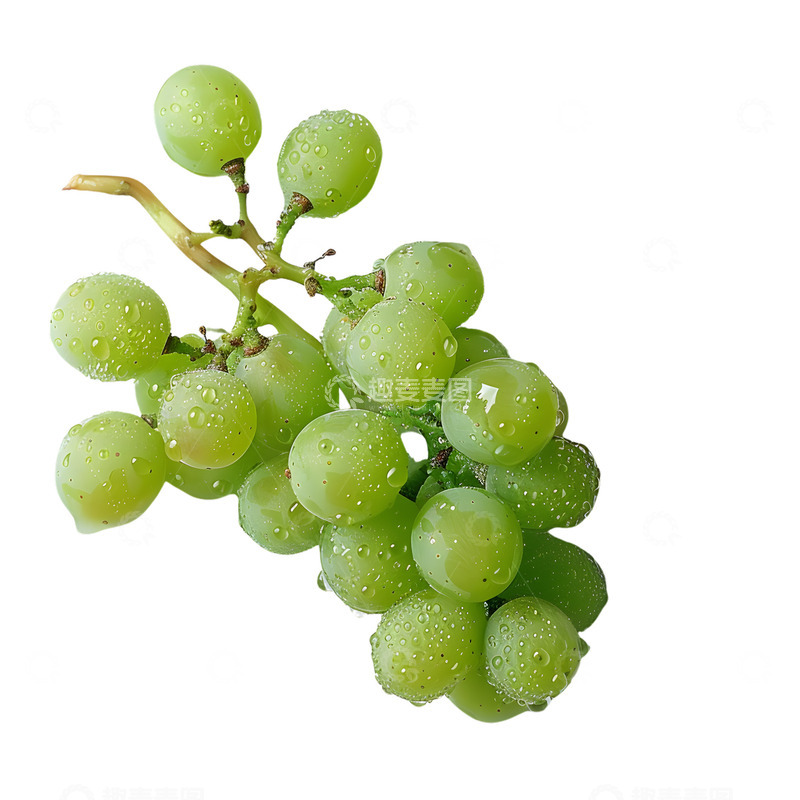 高清大图下载【趣麦麦图】青葡萄水滴新鲜