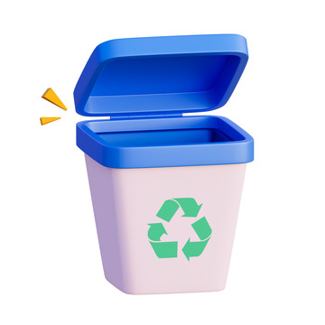 3D立体环保垃圾桶