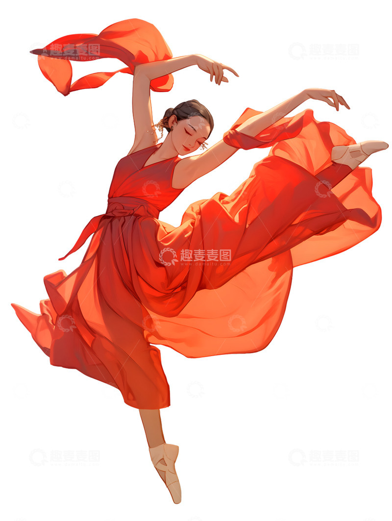 高清大图下载【趣麦麦图】跳舞舞蹈女生芭蕾舞民族舞