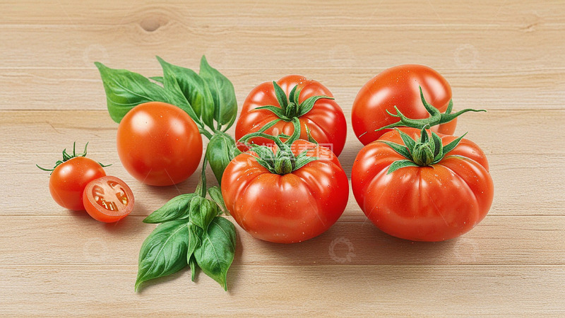 高清大图下载【趣麦麦图】新鲜蔬菜西红柿