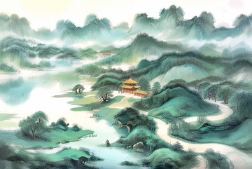 意境山水风景