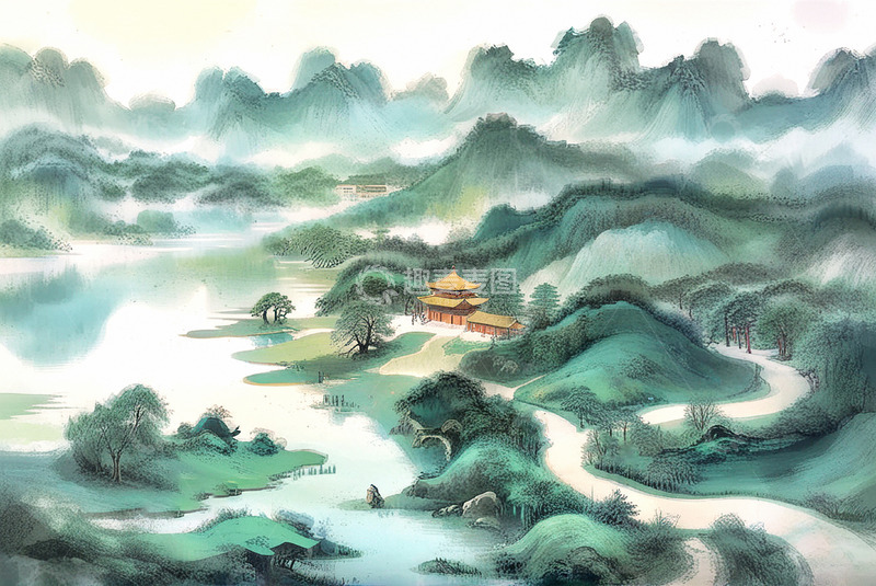 高清大图下载【趣麦麦图】意境山水风景