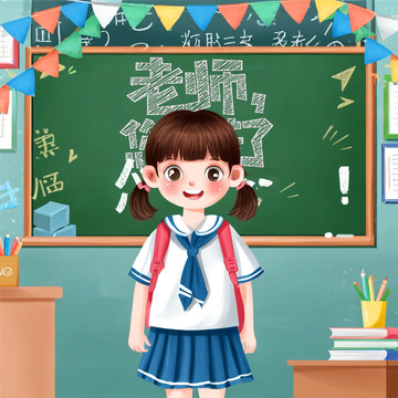 新学期海报背景