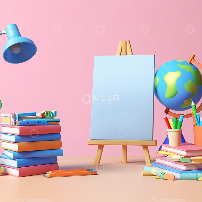 高清大图下载【趣麦麦图】创意教育场景