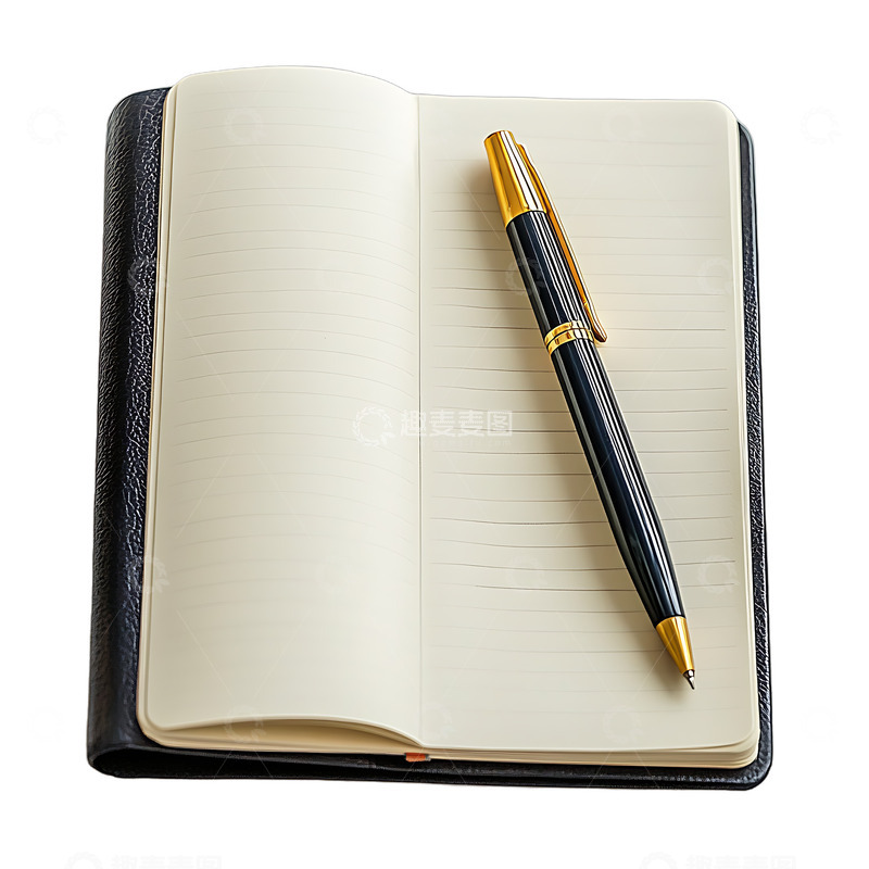 高清大图下载【趣麦麦图】笔记本与钢笔