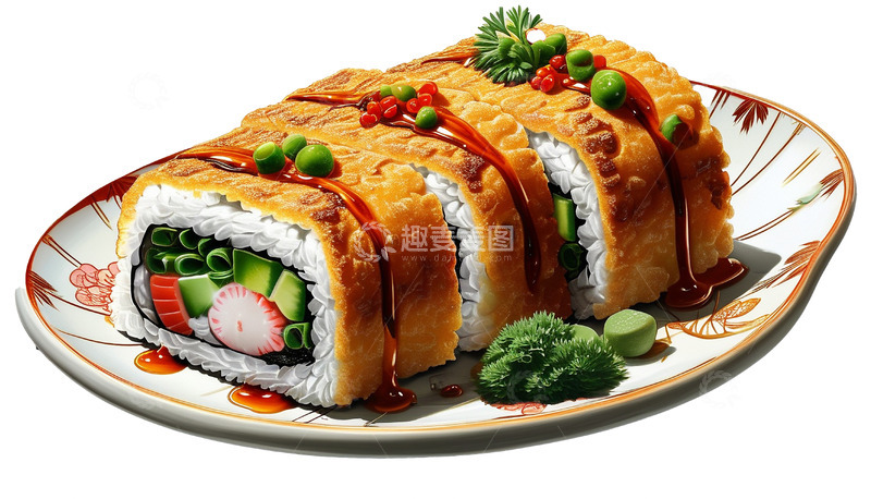 高清大图下载【趣麦麦图】美食美味饭团