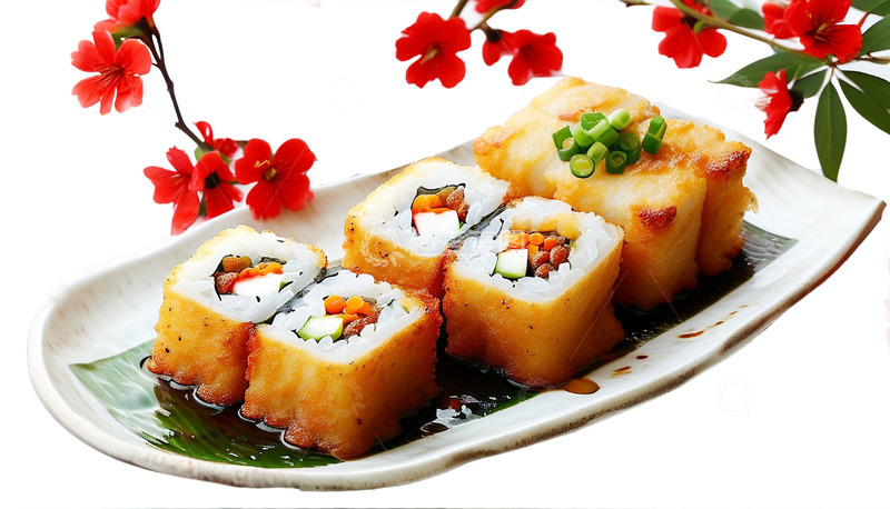 高清大图下载【趣麦麦图】美食饭团包饭