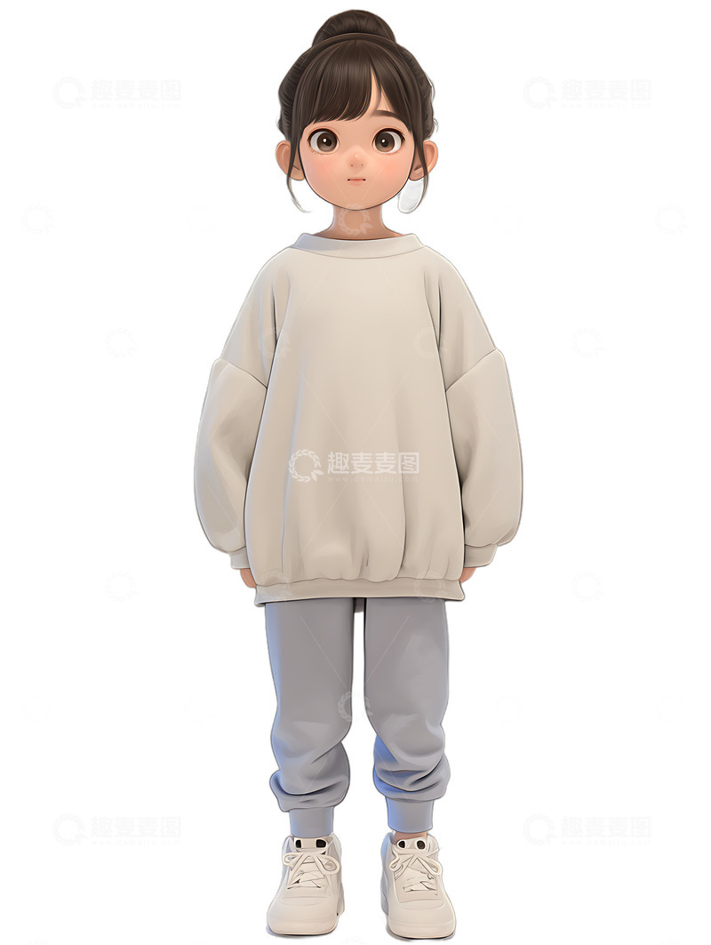 高清大图下载【趣麦麦图】卫衣毛衣女生