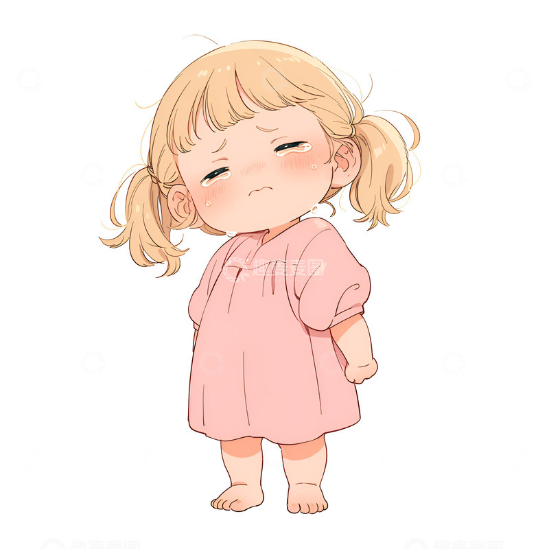 高清大图下载【趣麦麦图】一个哭泣的小孩