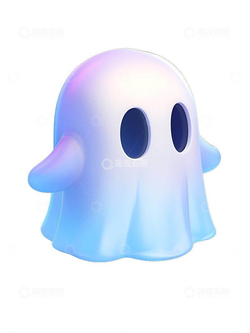 高清大图下载【趣麦麦图】鬼魂图标卡通