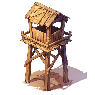 木塔建筑传统,哨塔