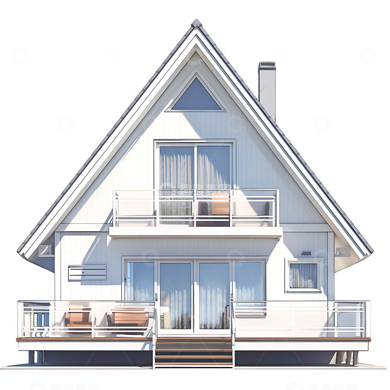 高清大图下载【趣麦麦图】卡通别墅房屋