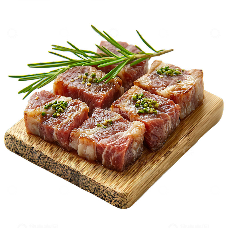 高清大图下载【趣麦麦图】-一盘生肉烤肉