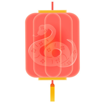 2025蛇年灯笼免抠图片