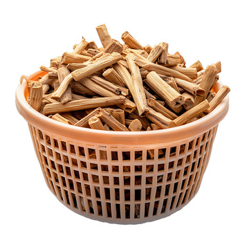 一塑料框干竹笋