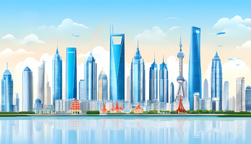 上海地标性建筑东方明珠