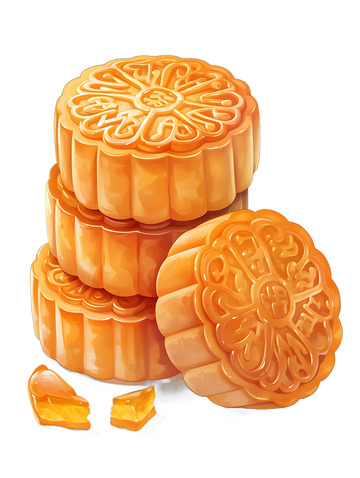 中秋节一堆月饼