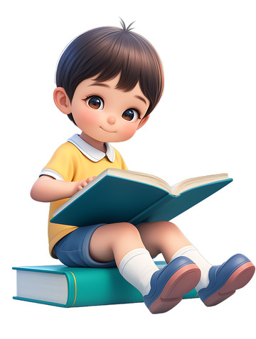 阅读小孩小学生