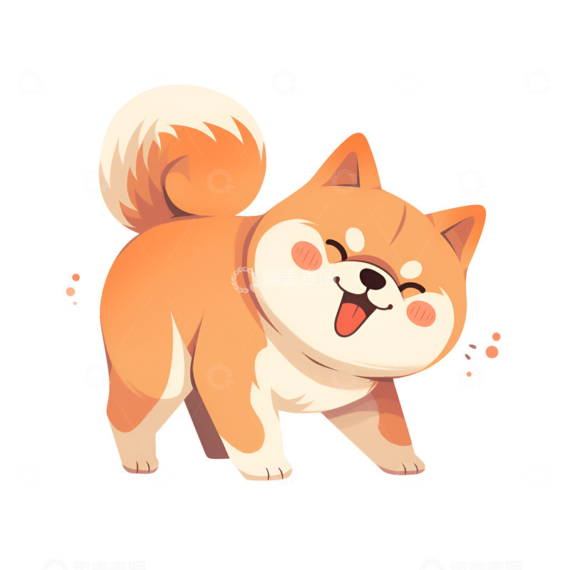 高清大图下载【趣麦麦图】一只可爱的柯基