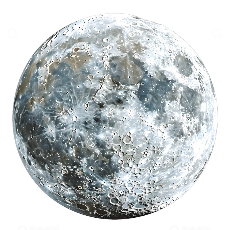 高清大图下载【趣麦麦图】月球卡通月亮